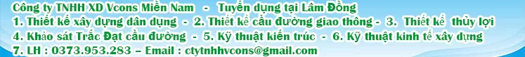Công Ty TNHH Kỹ Thuật Xây Dựng VCONS Miền Nam