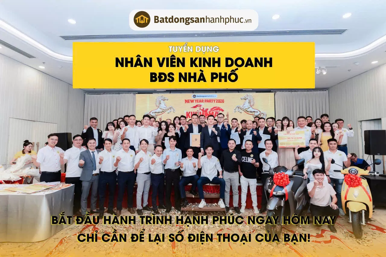 Tuyển Chuyên Viên Kinh Doanh BĐS