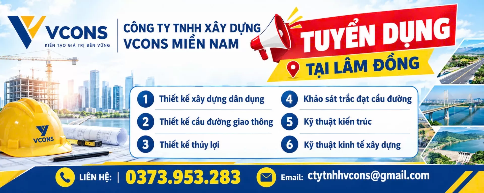 Tuyển Cán Bộ Ngành Xây Dựng