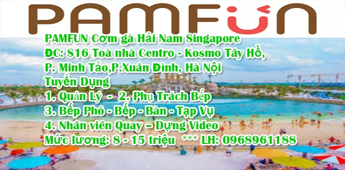 PAMFUN Cơm gà Hải Nam Singapore