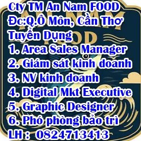 Tuyển Giám Đốc Bán hàng Khu vực
