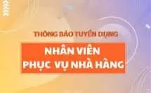 Tuyển nhân viên phục vụ nhà hàng (3)